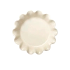 Керамична форма за пай Emile Henry Ruffled Pie Dish 27 см - цвят екрю thumbnail