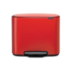 Кош за смет Brabantia Bo Pedal Passion Red, 11 + 23 л thumbnail