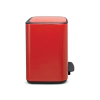 Кош за смет Brabantia Bo Pedal Passion Red, 11 + 23 л thumbnail