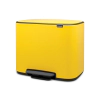 Кош за смет Brabantia Bo Pedal Daisy Yellow, 36 л thumbnail