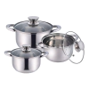 Комплект тенджери Muhler MR-1620S 6 части, 16 см + 18 см + 20 см thumbnail