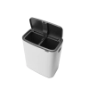 Кош за смет Brabantia Bo Touch White, 2 х 30 л thumbnail