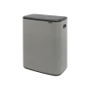 Кош за смет Brabantia Bo Touch Mineral Concrete Grey, 2 x 30 л thumbnail