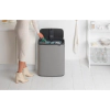 Кош за смет Brabantia Bo Touch Mineral Concrete Grey, 2 x 30 л thumbnail
