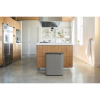 Кош за смет Brabantia Bo Touch Mineral Concrete Grey, 2 x 30 л thumbnail