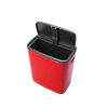 Кош за смет Brabantia Bo Touch Passion Red, 60 л thumbnail