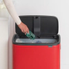 Кош за смет Brabantia Bo Touch Passion Red, 60 л thumbnail