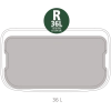 Кош за смет Brabantia Bo Touch Pine Green, 36 л thumbnail