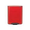 Кош за смет Brabantia Bo Pedal Passion Red, 60 л thumbnail