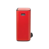 Кош за смет Brabantia Bo Pedal Passion Red, 60 л thumbnail