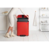 Кош за смет Brabantia Bo Pedal Passion Red, 60 л thumbnail