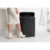 Кош за смет Brabantia Bo Pedal Matt Black, 60 л thumbnail