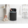 Кош за смет Brabantia Bo Pedal Matt Black, 60 л thumbnail