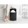 Кош за смет Brabantia Bo Pedal Matt Black, 60 л thumbnail