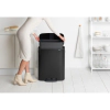 Кош за смет Brabantia Bo Pedal Matt Black, 60 л thumbnail