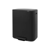 Кош за смет Brabantia Bo Pedal Matt Black, 2 x 30 л thumbnail