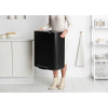 Кош за смет Brabantia Bo Pedal Matt Black, 2 x 30 л thumbnail