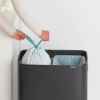 Кош за смет Brabantia Bo Touch Matt Black, 2 х 30 л thumbnail