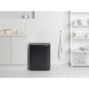 Кош за смет Brabantia Bo Touch Matt Black, 2 х 30 л thumbnail