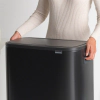 Кош за смет Brabantia Bo Touch Matt Black, 2 х 30 л thumbnail