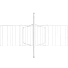 Сушилник за дрехи с допълнителен прът Brabantia Hangon Fresh White, 25 см thumbnail