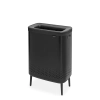 Кош за пране Brabantia Bo Matt Black, 2 х 45 л thumbnail