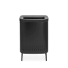 Кош за пране Brabantia Bo Matt Black, 2 х 45 л thumbnail
