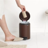 Кош за смет с педал Brabantia NewIcon 3 л, Mineral Cosy Brown thumbnail