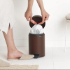 Кош за смет с педал Brabantia NewIcon 3 л, Mineral Cosy Brown thumbnail