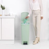 Кош за смет с педал Brabantia StepUp 40 л, Jade Green thumbnail