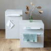 Комплект закачалка за кърпа Brabantia, Fresh White, 2 броя thumbnail