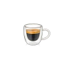 Чаши за еспресо с дръжка Luigi Ferrero Coffeina FR-8014 - 90 мл, 2 броя thumbnail