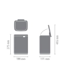 Кош за смет Brabantia Bo Small White - 4 л thumbnail