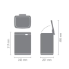 Кош за смет Brabantia Bo Small Dreamy Blue - 7л thumbnail