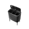 Кош за смет Brabantia Bo Touch - 3x11 л, Confident Grey thumbnail