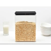 Кутия за съхранение на продукти Brabantia Tasty+ Stackable - 5.4 л, Dark Grey thumbnail
