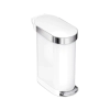 Кош с педал Simplehuman Slim 40 л, бял thumbnail