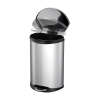 Кош за отпадъци с педал Eko Shell, 50 л - мат thumbnail