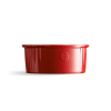 Керамична купа за суфле Emile Henry Souffle Baking Dish 23 см - цвят червен thumbnail