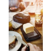 Керамичен съд за масло Emile Henry Butter Dish - цвят бял thumbnail