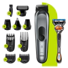 Тример за лице, коса и тяло Braun MGK7221, 10 функции + самобръсначка Gillette thumbnail
