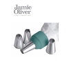 Сладкарски шприц с 5 броя накрайници Jamie Oliver - цвят атлантическо зелено thumbnail