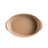 Керамична тава Emile Henry Oval Oven Dish 35х22,5 см - цвят капучино thumbnail