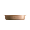 Керамична тава Emile Henry Oval Oven Dish 35х22,5 см - цвят капучино thumbnail