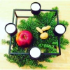 Магнитен свещник Philippi Cubo, 20/20/9 cм thumbnail
