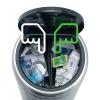 Кош за смет Brabantia Touch Bin Brilliant Steel, 2 x 20 л thumbnail