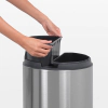 Кош за смет Brabantia Touch Bin Brilliant Steel, 2 x 20 л thumbnail