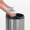 Кош за смет Brabantia Touch Bin Brilliant Steel, 2 x 20 л thumbnail