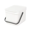 Кош за смет за разделно събиране Brabantia Sort&Go White, 6 л thumbnail