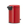 Кош за смет с педал Brabantia NewIcon Passion Red, 3 л thumbnail